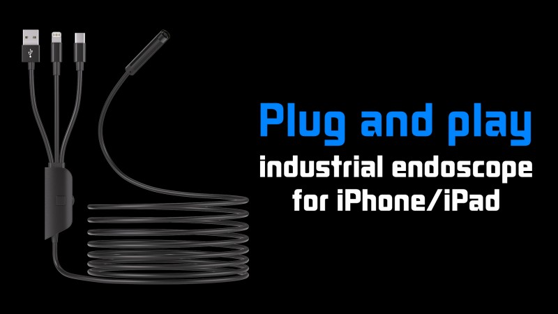 3-in-1 Industrial Endoscope