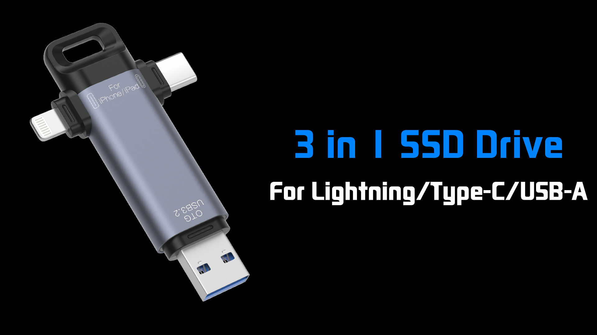 3-IN-1Solid State USB Flash Drive