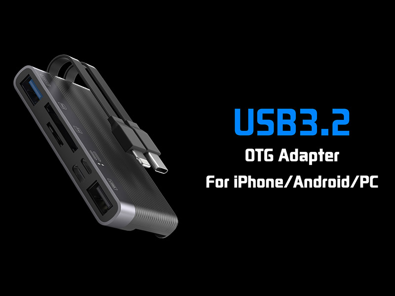 6-in-1 Multifunctional High-Speed Card Reader