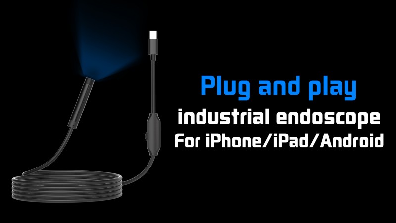 Endoscope Camera with Light