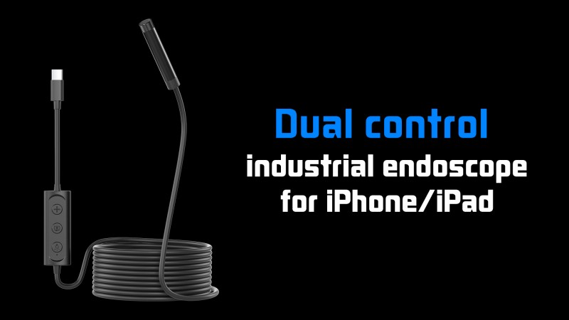 Lightning/Type-C 2-in-1 Industrial Endoscope